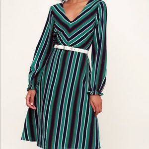 Chic Multi Stripe Dress